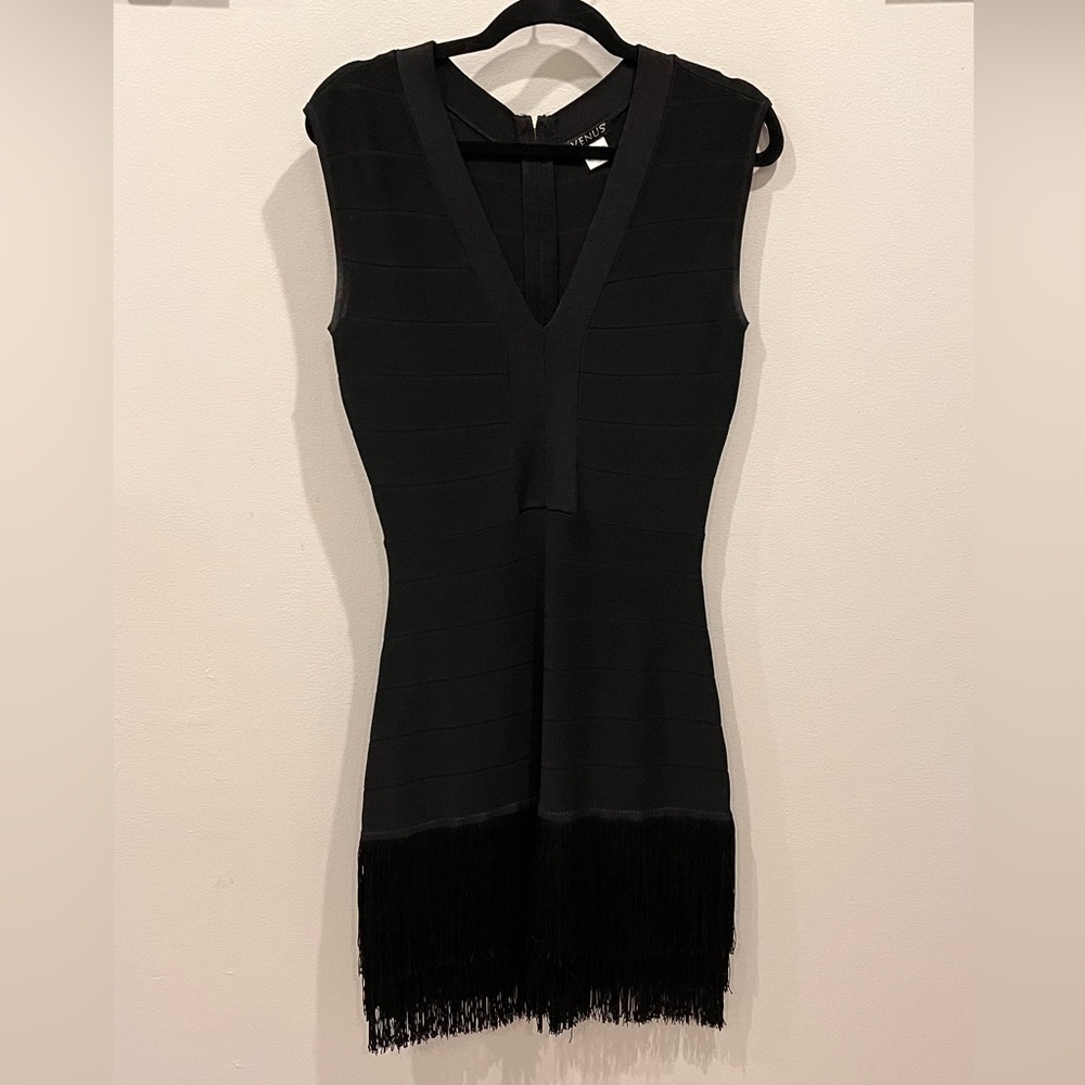 Venus Bodycon Fringe Dress
